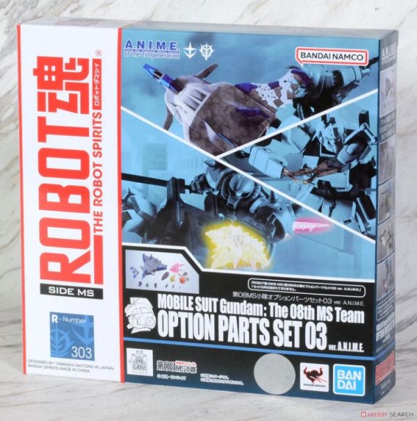BANDAI ROBOT魂 機動戰士鋼彈 第08小隊 OPTION PARTS SET 03 ver. A.N.I.M.E. BANDAI ROBOT魂 機動戰士鋼彈 第08小隊 OPTION PARTS SET 03 ver. A.N.I.M.E.