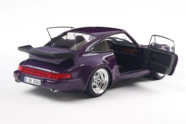 (預購) SOLIDO 1/18 PORSCHE 911 (964) TURBO VIOLET BLUE METALLIC 1990 S1813703 20260115 SOLIDO 1/18 PORSCHE 911 (964) TURBO VIOLET BLUE METALLIC 1990 S1813703