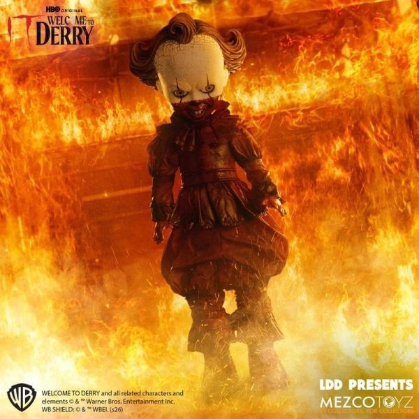 (預購) Mezco Toyz Living Dead Dolls 牠：歡迎來到德利鎮 潘尼懷斯 10吋 可動完成品 20260907 Mezco Toyz Living Dead Dolls 牠：歡迎來到德利鎮 潘尼懷斯 10吋 可動完成品
