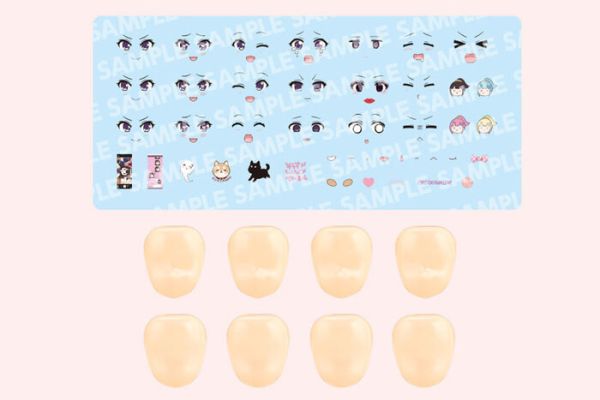 Kotobukiya 壽屋 1/10 創彩少女庭園 自訂臉部＆DECAL SET Vol.7 RAGUHONOERIKA設計 結城圓用B Kotobukiya 壽屋 1/10 創彩少女庭園 自訂臉部＆DECAL SET Vol.7 RAGUHONOERIKA設計 結城圓用B