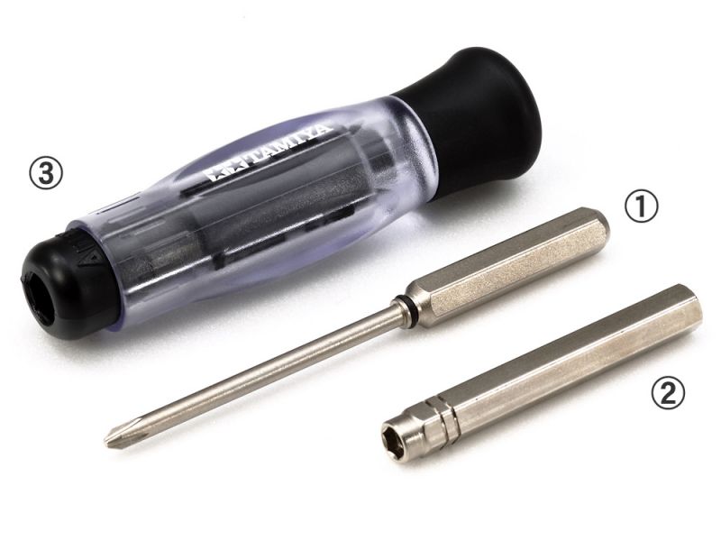TAMIYA 田宮 #74131 四驅車工具 螺絲起子及2mm套筒組 Screw & Nut Driver Set Pro TAMIYA, 田宮, 74131, 四驅車工具, Screw, Nut Driver Set Pro