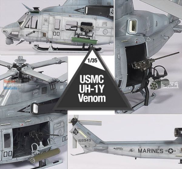 (預購) ACADEMY 1/35 USMC UH-1Y Venom 組裝模型 20251117 ACADEMY 1/35 USMC UH-1Y Venom 組裝模型