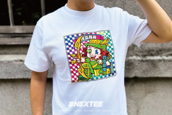NEXTEE KIRAKIRABUSI 俠盜羅賓 短袖T恤 白色 NEXTEE KIRAKIRABUSI 俠盜羅賓 短袖T恤 白色