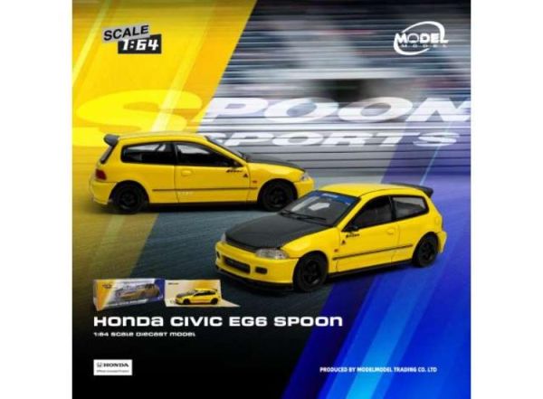 (預購) Model Model 1/64 本田 Honda Civic EG6 Spoon MM64-EG6-001 20260614 Model Model 1/64 本田 Honda Civic EG6 Spoon MM64-EG6-001