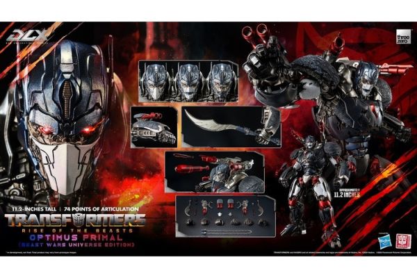 (預購) threezero DLX 變形金剛:萬獸崛起 金剛王 特種變形勇士版 28.5cm 3Z08854W0 可動完成品 20251222 threezero DLX 變形金剛:萬獸崛起 金剛王 特種變形勇士版 28.5cm 3Z08854W0 可動完成品