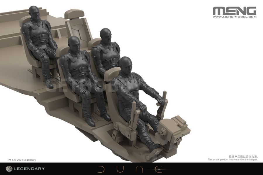 MENG 1/72 沙丘 Dune 哈肯能撲翼機 組裝模型 MENG 1/72 沙丘 Dune 哈肯能撲翼機 組裝模型