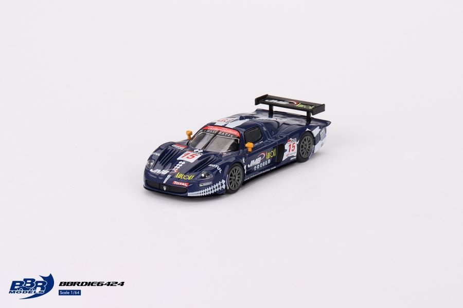 BBR Models 1/64 瑪莎拉蒂 Maserati MC12 Competizione #15 JMB Racing 斯帕24耐2008 BBR Models 1/64 瑪莎拉蒂 Maserati MC12 Competizione #15 JMB Racing 斯帕24耐2008