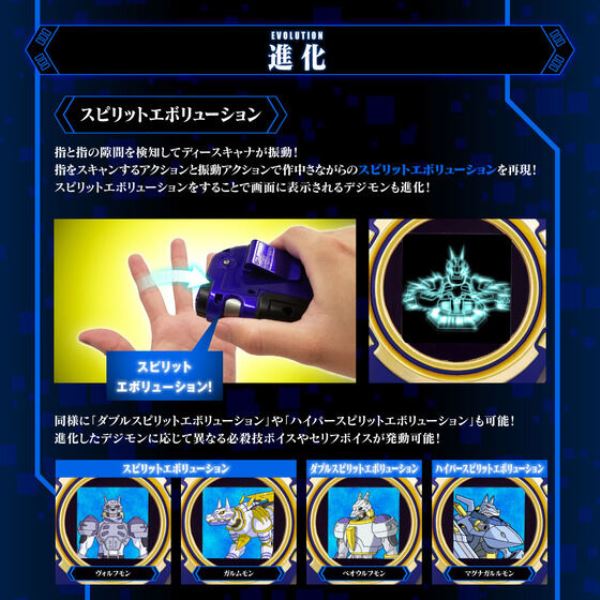 BANDAI 數碼寶貝 SCSA 無限地帶條碼機 究極藍 BANDAI 數碼寶貝 SCSA 無限地帶條碼機 究極藍