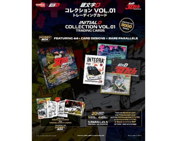 (預購) TARMAC CARDS 頭文字D 30周年紀念收藏卡組 第1彈 一中盒5包販售 TC-IDC-H01 20260511 TARMAC CARDS 頭文字D 30周年紀念收藏卡組 第1彈 一中盒5包販售 TC-IDC-H01
