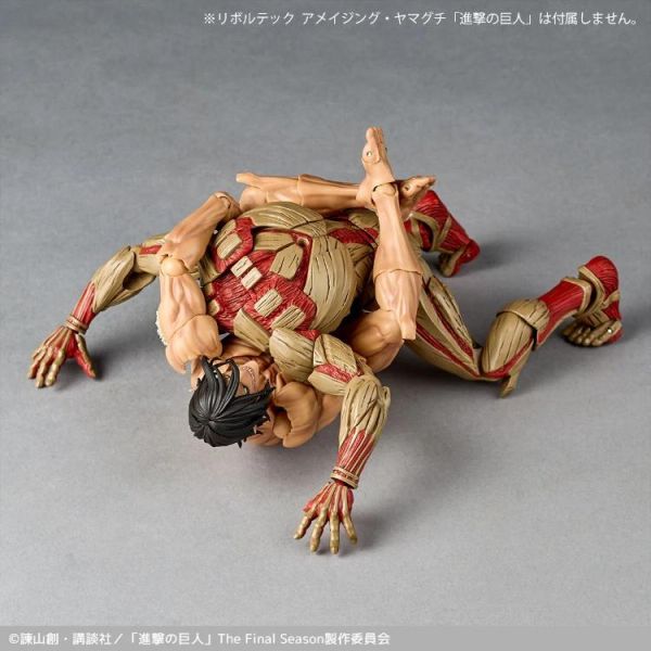 (預購) KAIYODO 海洋堂 Revoltech 驚奇山口式 進擊的巨人 鎧之巨人 萊納 2026版 可動完成品 NR101 20260510 KAIYODO 海洋堂 Revoltech 驚奇山口式 進擊的巨人 鎧之巨人 萊納 2026版 可動完成品 NR101