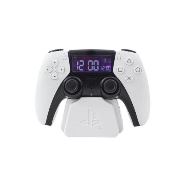 PaladoneUK PS5官方授權白色手把造型鬧鐘 PaladoneUK PS5官方授權白色手把造型鬧鐘