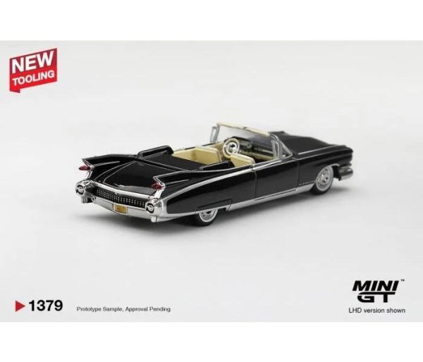 (預購) [吊卡版] MINIGT 1/64 凱迪拉克 Cadillac Eldorado Biarritz 1959 Black LHD MGT01379-BL 20260924 [吊卡版] MINIGT 1/64 凱迪拉克 Cadillac Eldorado Biarritz 1959 Black LHD MGT01379-BL