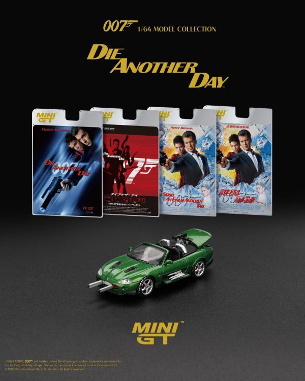 [吊卡版] MINIGT 1/64 捷豹 Jaguar XKR Die Another Day LHD MGT00908-007E 英文版 [吊卡版] MINIGT 1/64 捷豹 Jaguar XKR Die Another Day LHD MGT00908-007E 英文版