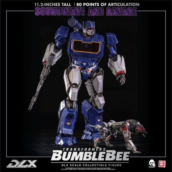 THREEZERO 變形金剛 大黃蜂 DLX 聲波及機械狗 可動完成品 THREEZERO 變形金剛 大黃蜂 DLX 聲波及機械狗 可動完成品