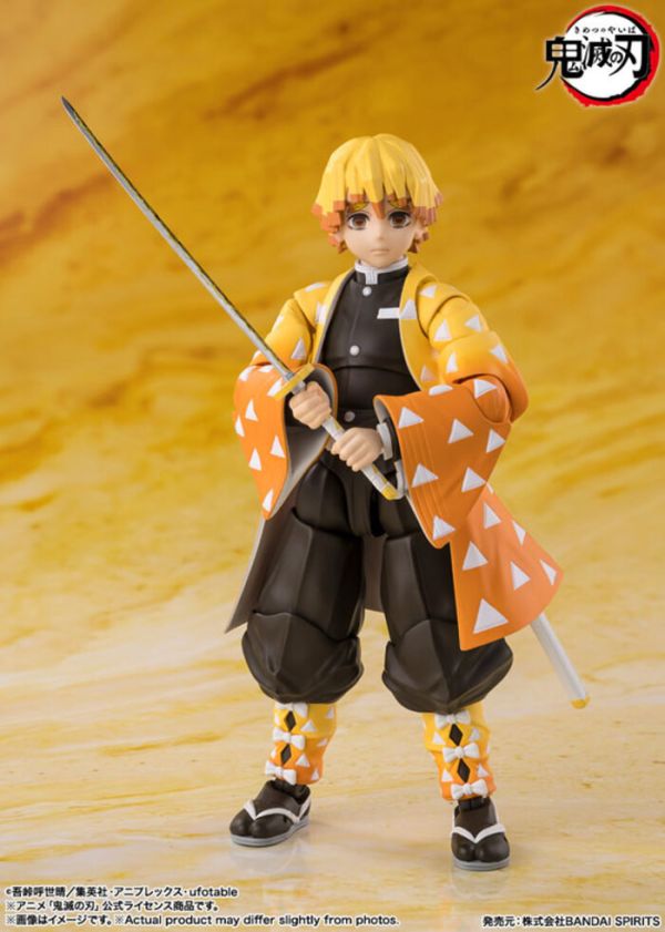 BANDAI S.H.Figuarts SHF 鬼滅之刃 我妻善逸 可動完成品 BANDAI S.H.Figuarts SHF 鬼滅之刃 我妻善逸 可動完成品