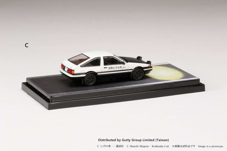 Hobby JAPAN 1/64 豐田 Toyota SPRINTER TRUENO GT APEX (AE86) / 頭文字D場景系列 藤原拓海 VS 舘智幸 栃木縣山道戰 HJ641052DD Hobby JAPAN 1/64 豐田 Toyota SPRINTER TRUENO GT APEX (AE86) / 頭文字D場景系列 藤原拓海 VS 舘智幸 栃木縣山道戰 HJ641052DD