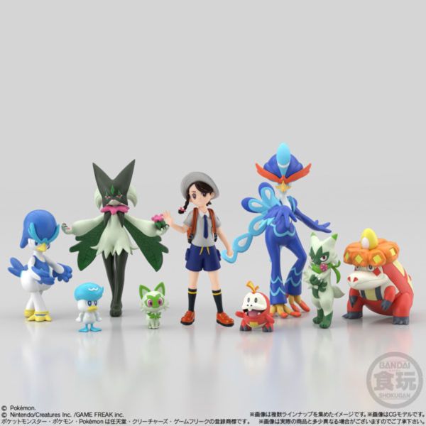 BANDAI 精靈寶可夢 SCALE WORLD 帕底亞地區 套組 BANDAI 精靈寶可夢 SCALE WORLD 帕底亞地區 套組