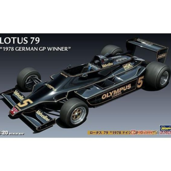 (預購) HASEGAWA 1/20 Lotus79 1978 德國 GP 冠軍 組裝模型 20260910 HASEGAWA 1/20 Lotus79 1978 德國 GP 冠軍 組裝模型