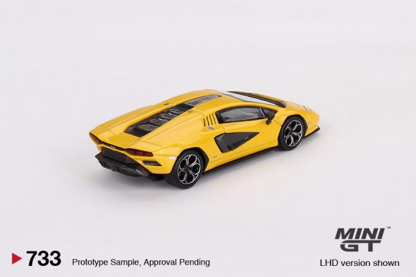 MINIGT 1/64 藍寶堅尼 Lamborghini Countach LPI 800-4  New Giallo Orion 鉛黃色 左駕 MINIGT 1/64 藍寶堅尼 Lamborghini Countach LPI 800-4  New Giallo Orion 鉛黃色 左駕