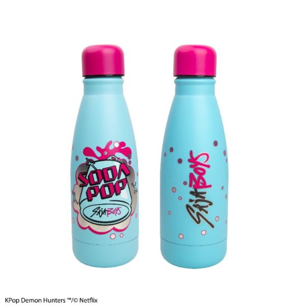 KPOP 獵魔女團 Demon Hunters  不鏽鋼 水瓶 M級 Saja Boys 男團 Soda Pop Ver. 350ml KPOP 獵魔女團 Demon Hunters  不鏽鋼 水瓶 M級 Saja Boys 男團 Soda Pop Ver. 350ml