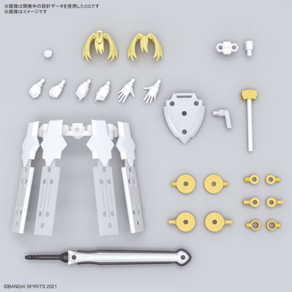 BANDAI 30MS 組裝少女輕作戰 SIS-F00 尤菲雅 顏色A 組裝模型 BANDAI 30MS 組裝少女輕作戰 SIS-F00 尤菲雅 顏色A 組裝模型
