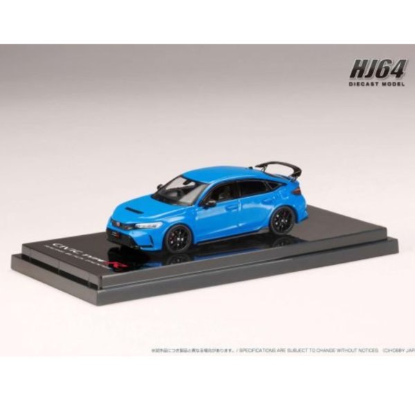 (預購) HOBBY JAPAN 1/64 本田 Honda CIVIC TYPE R (FL5) RACING BLACK Package 2025 RACING BLUE PEARL 珍珠藍 HJ644063BL 20261007 HOBBY JAPAN 1/64 本田 Honda CIVIC TYPE R (FL5) RACING BLACK Package 2025 RACING BLUE PEARL 珍珠藍 HJ644063BL