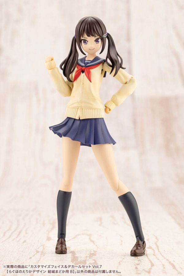 Kotobukiya 壽屋 1/10 創彩少女庭園 自訂臉部＆DECAL SET Vol.7 RAGUHONOERIKA設計 結城圓用B Kotobukiya 壽屋 1/10 創彩少女庭園 自訂臉部＆DECAL SET Vol.7 RAGUHONOERIKA設計 結城圓用B