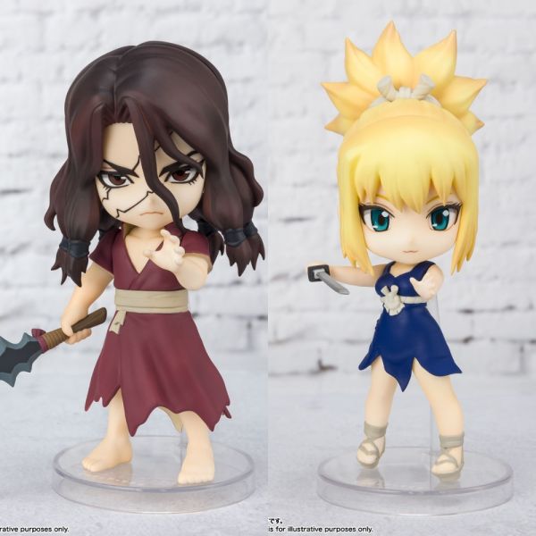 BANDAI Figuarts mini Dr.STONE 新石紀 獅子王司＆琥珀 分別販售 BANDAI,Figuarts mini,Dr.STONE,新石紀,獅子王司,＆,琥珀,分別販售,