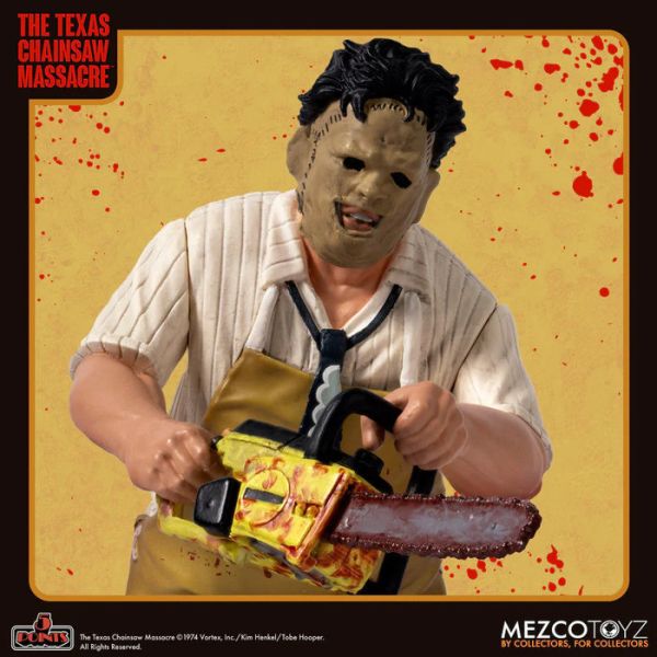 MEZCO TOYZ 5 Points 德州電鋸殺人狂 1974 皮面人 3.75吋 可動完成品 MEZCO TOYZ 5 Points 德州電鋸殺人狂 1974 皮面人 3.75吋 可動完成品