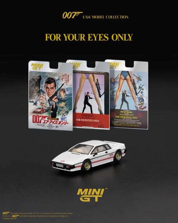 (預購) [吊卡版] MINIGT 1/64 蓮花 Lotus Esprit Turbo White "For Your Eyes Only" 詹姆士龐德 007 最高機密 English Blister Packaging 英文吊卡版 MGT00907-007E (預購) [吊卡版] MINIGT 1/64 蓮花 Lotus Esprit Turbo White "For Your Eyes Only" 詹姆士龐德 007 最高機密 English Blister Packaging 英文吊卡版 MGT00907-007E