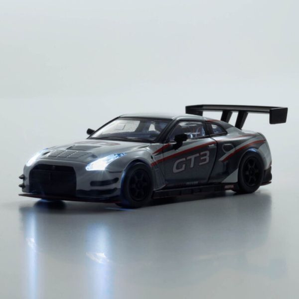 KYOSHO 京商 1/64 NISSAN GT-R NISMO GT-3（White Presentation）with LED／需搭配MOTN LED BASE SYSTEM LED發光觸發底座 KYOSHO 京商 1/64 NISSAN GT-R NISMO GT-3（White Presentation）with LED／需搭配MOTN LED BASE SYSTEM LED發光觸發底座