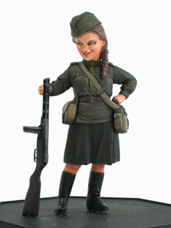 Finemolds 1/12 鳥山明設計 二戰蘇聯陸軍女性士兵 譚雅/PPSh1941 FT4 組裝模型 Finemolds 1/12 鳥山明設計 二戰蘇聯陸軍女性士兵 譚雅/PPSh1941 FT4 組裝模型