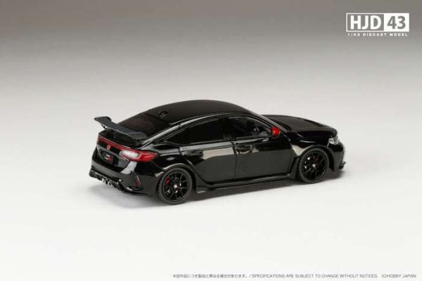 Hobby JAPAN 1/43 本田 Honda CIVIC TYPE-R (FL5) 十一代喜美 珍珠黑 HJD431002BK Hobby JAPAN 1/43 本田 Honda CIVIC TYPE-R (FL5) 十一代喜美 珍珠黑 HJD431002BK