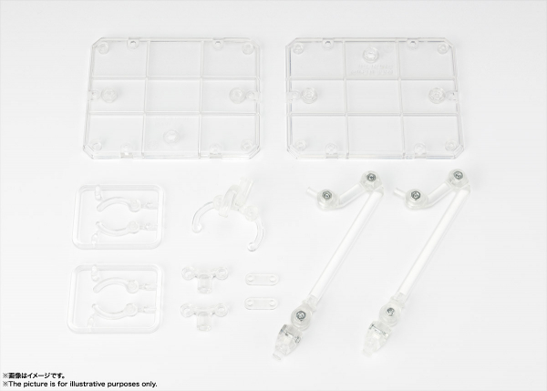 BANDAI 魂STAGE ACT HUMANOID 可動支撐架 台座 透明 適用人偶類型 魂STAGE ACT HUMANOID,支撐架,台座,透明