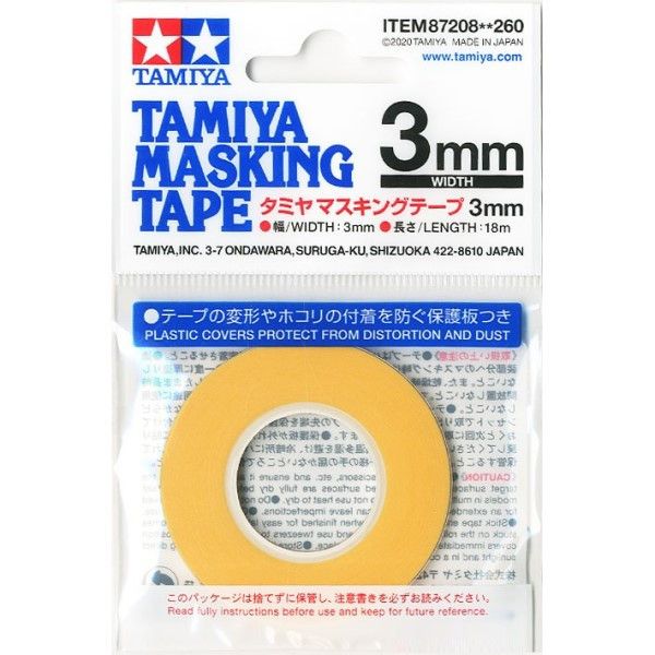 TAMIYA 田宮模型 87208 耗材 3mm 遮蓋膠帶 補充包 TAMIYA 田宮模型 87208 耗材 3mm 遮蓋膠帶 補充包