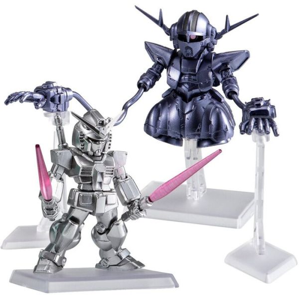 BANDAI 盒玩 FW GUNDAM CONVERGE 機動戰士鋼彈 最終射擊套組 金屬色版 BANDAI 盒玩 FW GUNDAM CONVERGE 機動戰士鋼彈 最終射擊套組 金屬色版