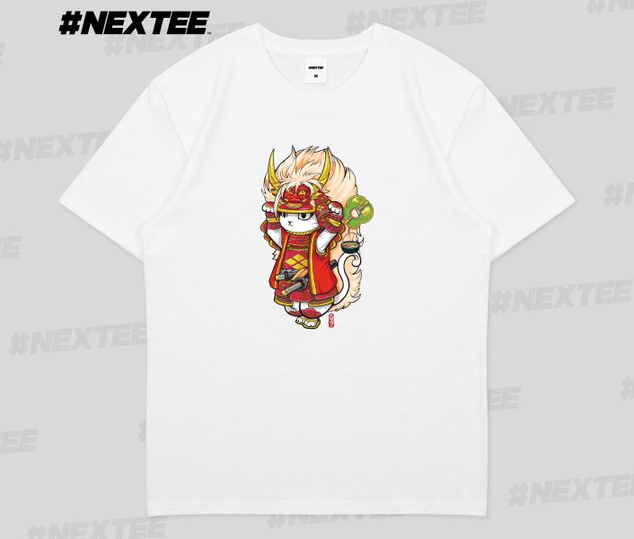 NEXTee KONEKO 武田信玄 短袖T恤 白色＆黑色 NEXTee KONEKO 武田信玄 短袖T恤 白色＆黑色