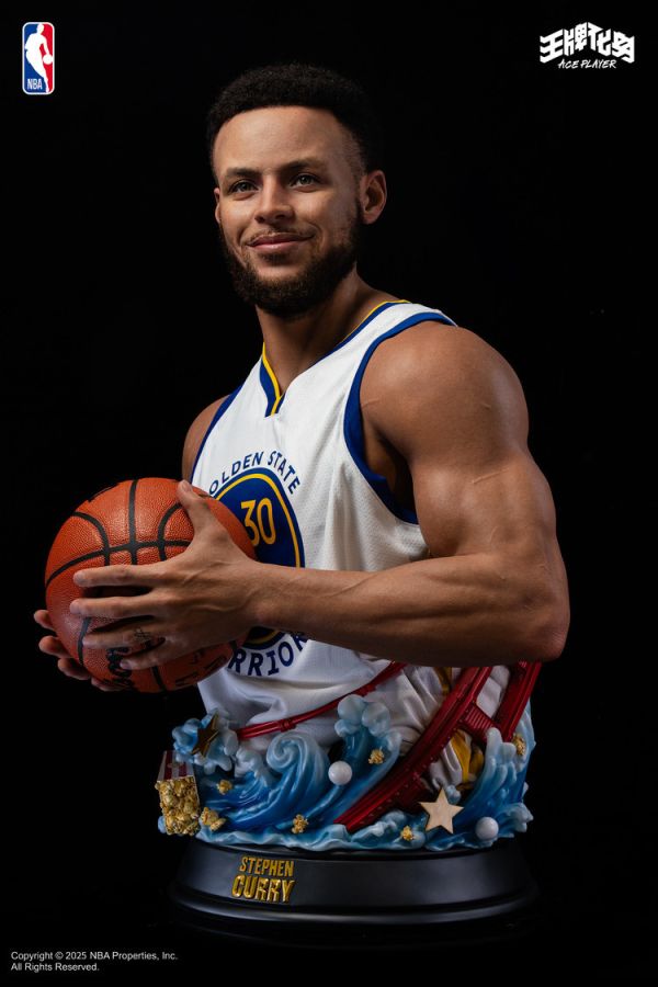 (預購) 開天工作室 Infinity Studio 1/1 NBA 勇士隊 王牌球星 史蒂芬·柯瑞 Stephen Curry 矽膠胸像 (預購) 開天工作室 Infinity Studio 1/1 NBA 勇士隊 王牌球星 史蒂芬·柯瑞 Stephen Curry 矽膠胸像