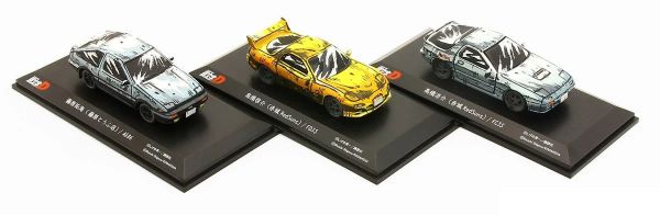 KYOSHO 京商 1/64 頭文字D 漫畫風塗裝版 合金迷你車 3入套組 KYOSHO 京商 1/64 頭文字D 漫畫風塗裝版 合金迷你車 3入套組