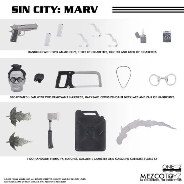 (預購) MEZCO TOYZ One:12 Collective 萬惡城市 馬弗 約17cm 人偶 可動完成品 20251106 (預購) MEZCO TOYZ One:12 Collective 萬惡城市 馬弗 約17cm 人偶 可動完成品 20251106