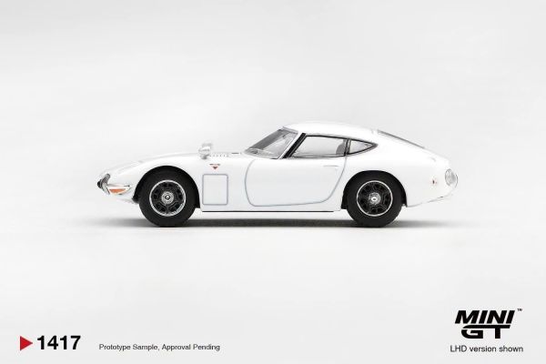 (預購) [吊卡版] [盒裝版 LHD RHD] MINIGT 1/64 豐田 Toyota 2000GT Pegasus White 分別販售 20261022 [吊卡版] [盒裝版 LHD RHD] MINIGT 1/64 豐田 Toyota 2000GT Pegasus White 分別販售
