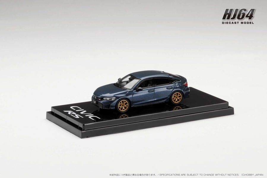 Hobby JAPAN 1/64 本田 Honda CIVIC RS Customized Version Seabed Blue Pearl 珍珠藍 HJ642046BBL Hobby JAPAN 1/64 本田 Honda CIVIC RS Customized Version Seabed Blue Pearl 珍珠藍 HJ642046BBL