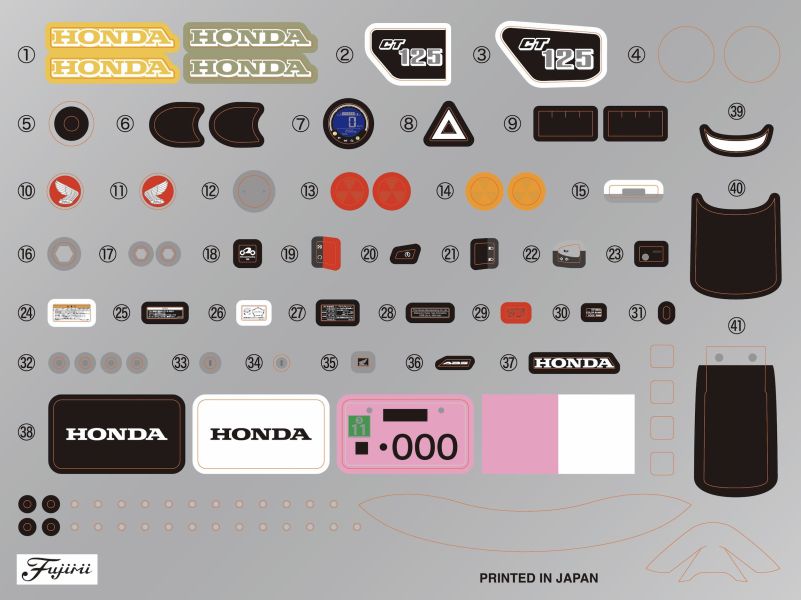 免上色 1/12 HONDA CT125 HUNTER Cub 尤加利樹綠 FUJIMI BikeNX11 富士美 組裝模型 FUJIMI,1/12,NEXT,HONDA,Super,CUB,110,金屬藍,CT125,HUNTER,Cub,躍動紅,啞光棕色,軍規綠,