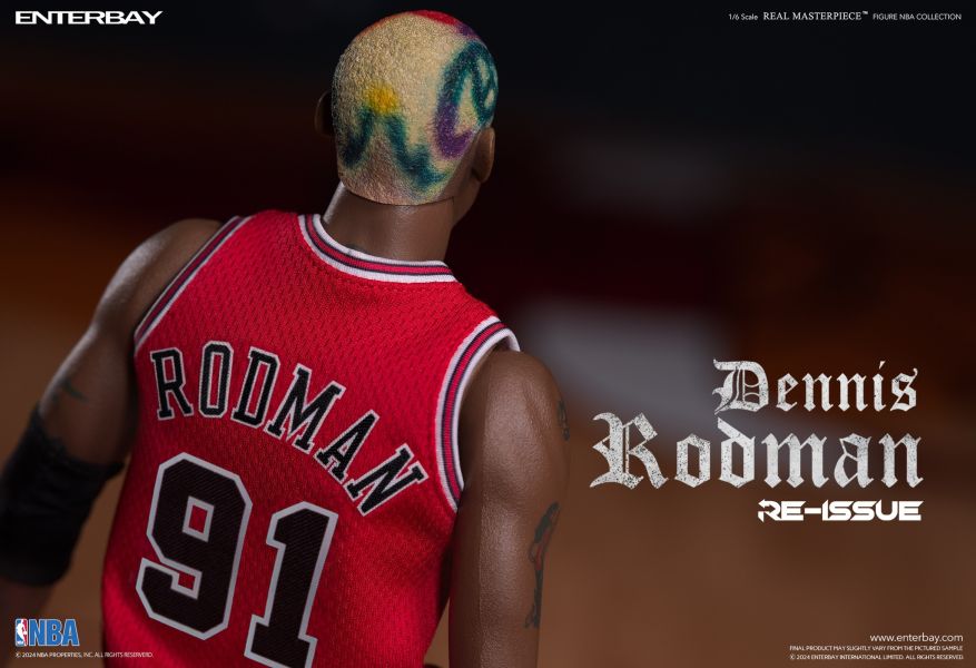 ENTERBAY 1/6 NBA系列 芝加哥公牛隊 小蟲 丹尼斯·羅德曼 Dennis Rodman 三頭雕 限量復刻版 可動完成品 ENTERBAY 1/6 NBA系列 芝加哥公牛隊 小蟲 丹尼斯·羅德曼 Dennis Rodman 三頭雕 限量復刻版 可動完成品