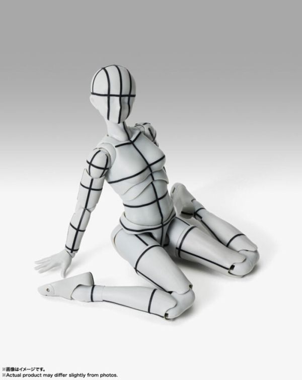 BANDAI S.H.Figuarts SHF 女性素體-Sports-Edition -線框- Gray Color Ver. BANDAI S.H.Figuarts SHF 女性素體-Sports-Edition -線框- Gray Color Ver.