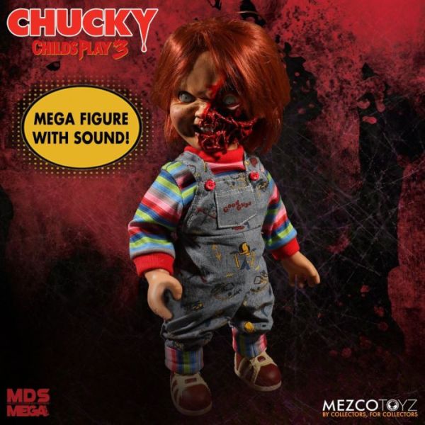 [再販] Mezco toyz 超大隻 15吋 Child's Play 3 鬼娃恰吉 披薩臉 可動完成品 [再販] Mezco toyz 超大隻 15吋 Child's Play 3 鬼娃恰吉 披薩臉 可動完成品