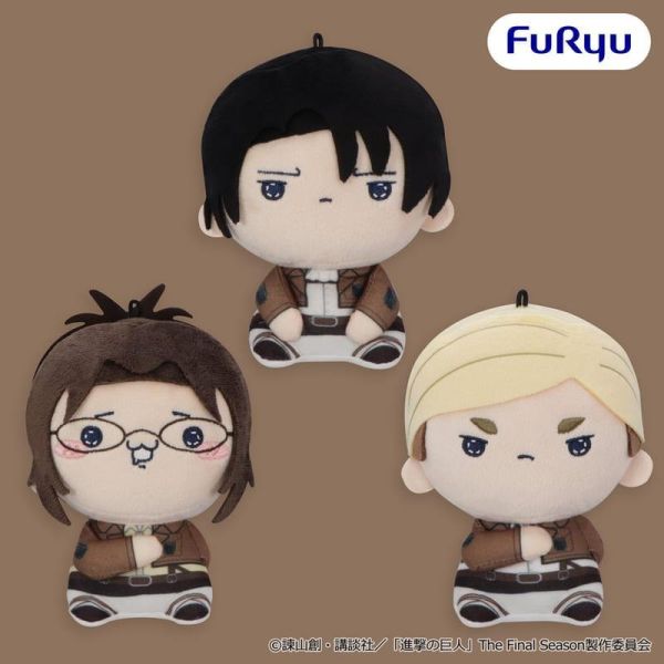 (預購) FuRyu 景品 進擊的巨人 MOCHIPICO 絨毛 里維 漢吉 艾爾文 分別販售 2703 20261011 FuRyu 景品 進擊的巨人 MOCHIPICO 絨毛 里維 漢吉 艾爾文 分別販售