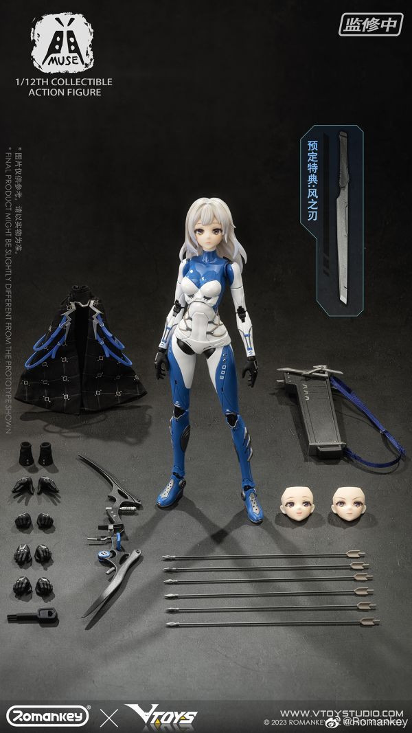 Romankey x Vtoys 1/12 繆斯 Muse 可動完成品 Romankey x Vtoys 1/12 繆斯 Muse 可動完成品