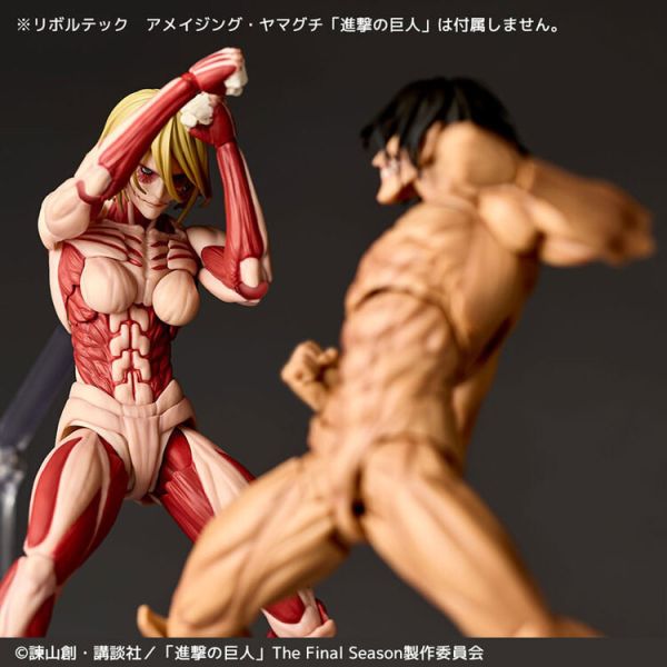 (預購) [再販] KAIYODO 海洋堂 REVOLTECH 驚奇山口 進擊的巨人 女巨人 亞妮 可動完成品 20250930 (預購) [再販] KAIYODO 海洋堂 REVOLTECH 驚奇山口 進擊的巨人 女巨人 亞妮 可動完成品