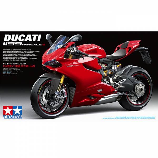 TAMIYA 田宮模型 14129 1/12 DUCATI 1199 PANIGLE S 組裝模型 TAMIYA 田宮模型 14129 1/12 DUCATI 1199 PANIGLE S 組裝模型
